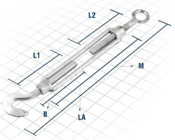 ESTICADOR PARA CABO AÇO(E) 12,7MM 1/2" VONDER 3576954012