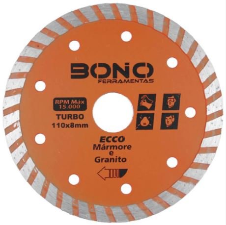 DISCO DIAMANTADO TURBO 4.1/2"* - BONO