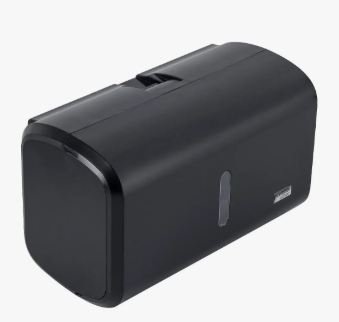 DISPENSER PORTA PAPEL 22X20CM INTERFOLHAS PRETO