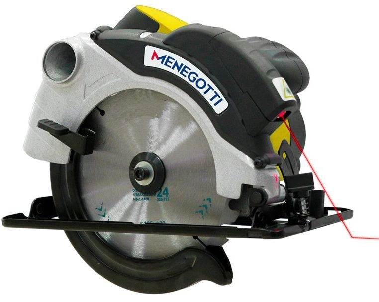 31c58b9f-b35c-4a47-b06d-6cf09b49b30b SERRA CIRCULAR MIRA LASER 7.1/4 1400W MMC 220V MENEGOTTI