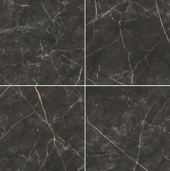 PISO POLIDO RETIFICADO NERO ELEVATO BLACK 66X66 FORMIGRES (2,18)