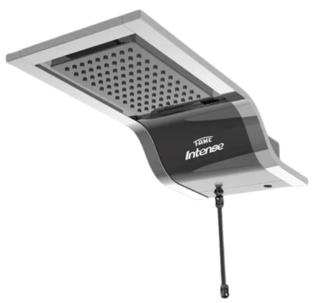 4177dc22-cab6-4a5d-80bf-3681be3ab5c7 DUCHA ELETRONICA BLACK/CROMADO INTENSE 6500W 220V FAME 4487