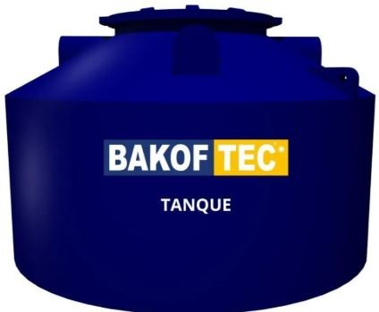 CAIXA TANQUE D'AGUA POLIETILENO 1000LT C/TAMPA CLIC BAKOF (1.000L)