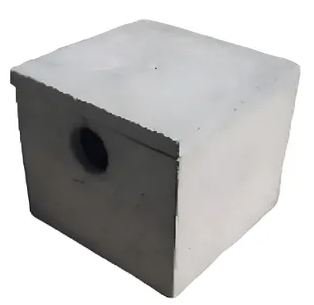 CAIXA PASSAGEM ELETRICA CONCRETO 40X40CM COM TAMPA (ENC)