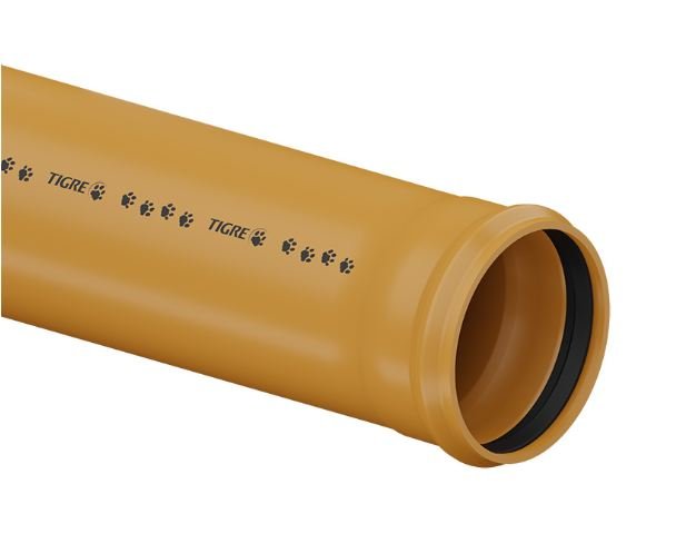 db4f1c66-e232-4b40-8c7f-b0e75f3b896e TUBO COLETOR ESGOTO JEI DN150 BARRA 6M PEVESUL (ENC15)