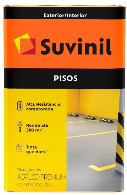 TINTA ACRILICA FOSCO PREMIUM PISOS 18L SUVINIL