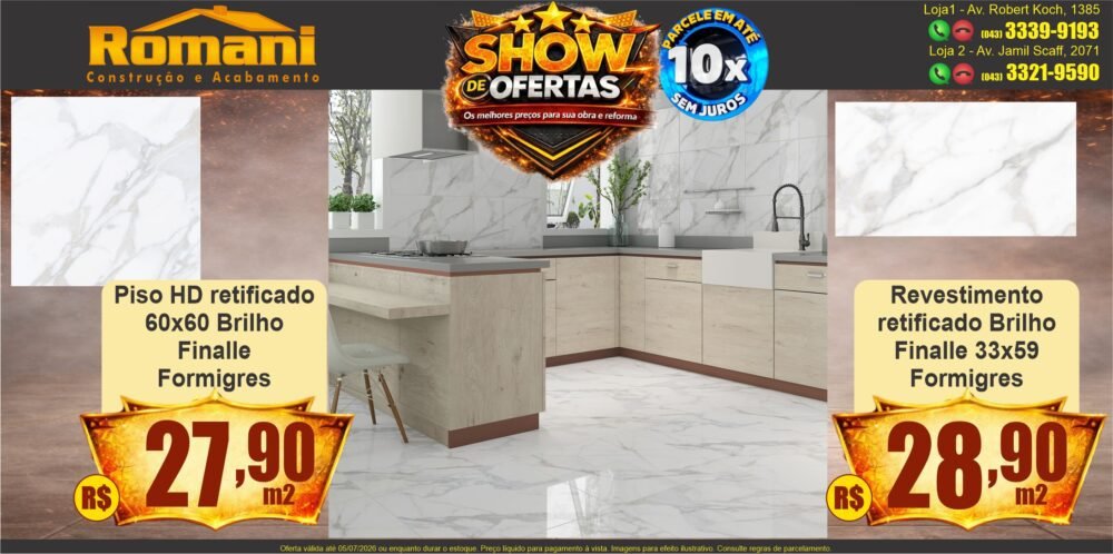 gr_piso + revestimento retificando brilho 60x60 33x59 hd finalle marmorizado FORMIGRES SHOW DE OFERTAS promocao oferta barato