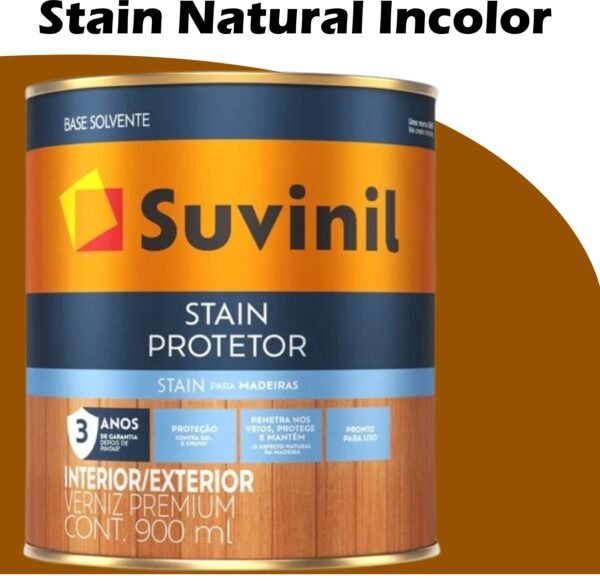 VERNIZ STAIN PROTETOR 3,6L NATURAL SUVINIL