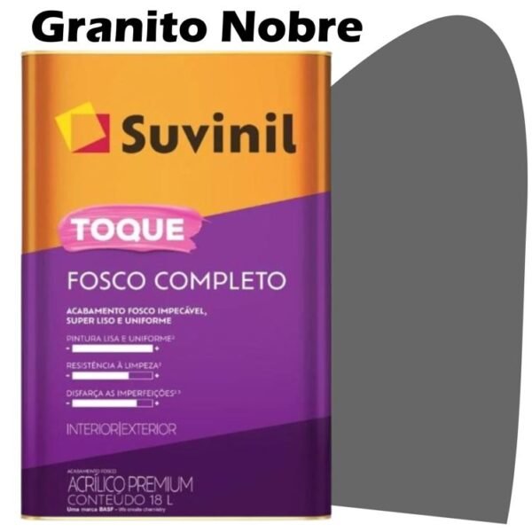 TINTA ACRILICA TOQUE FOSCO COMPLETO 18L GRANITO NOBRE SUVINIL