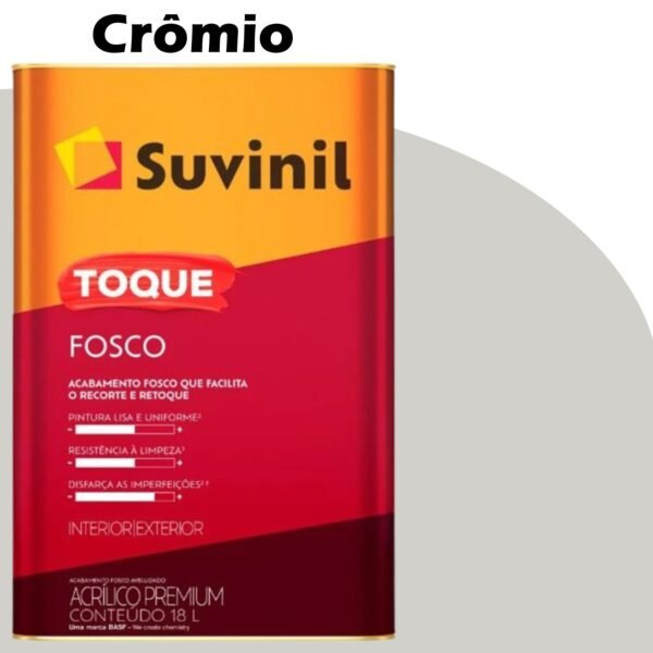TINTA ACRILICA TOQUE FOSCO (CLASSICA) 18L CROMIO SUVINIL