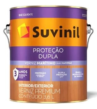 VERNIZ MARITIMO PROTECAO DUPLA BRILHANTE 3,6L NATURAL SUVINIL